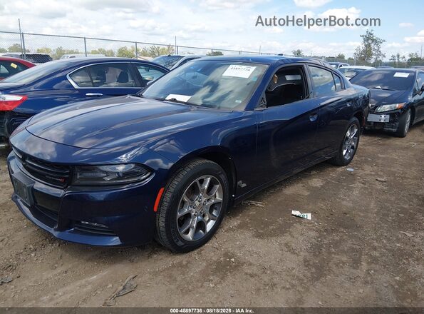 2C3CDXJG1GH130210 2016 DODGE CHARGER Blue Vista tres cuartos delantera izquierda