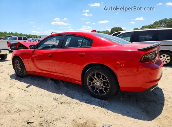 2C3CDXJG1JH337784 2018 DODGE CHARGER Red Rear left