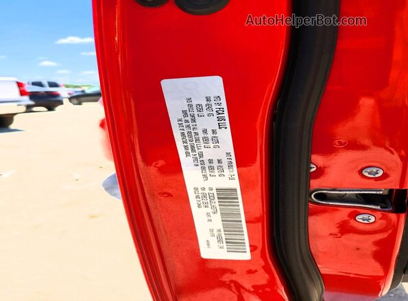 2C3CDXJG1JH337784 2018 DODGE CHARGER Red Engine compartment view