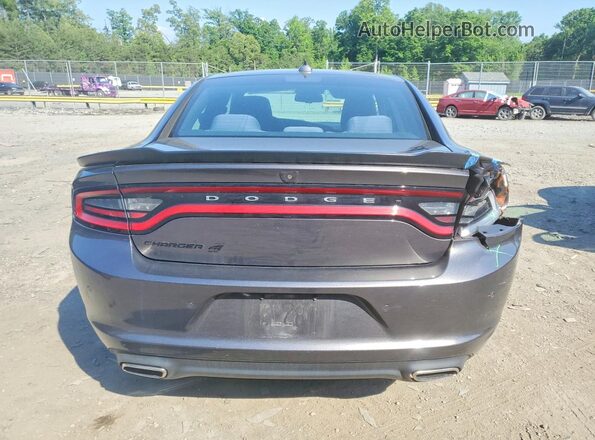 2C3CDXJG1KH651209 2019 DODGE CHARGER Charcoal Rear view