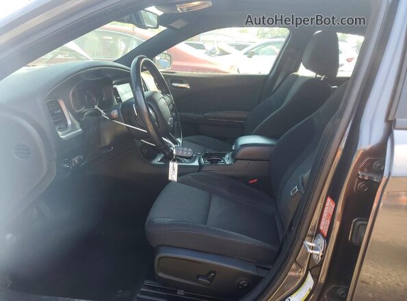 2C3CDXJG1KH651209 2019 DODGE CHARGER Charcoal Front interior view