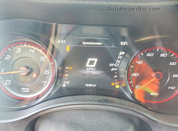 2C3CDXJG1KH651209 2019 DODGE CHARGER Charcoal Instrument cluster view