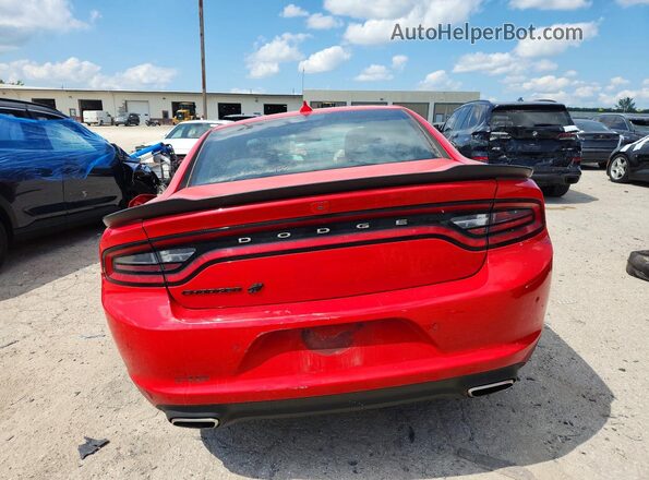 2C3CDXJG1KH743405 2019 DODGE CHARGER Red Vista trasera