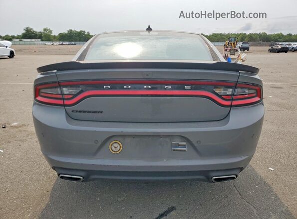 2C3CDXJG2HH645234 2017 DODGE CHARGER Gray Հետևի տեսք