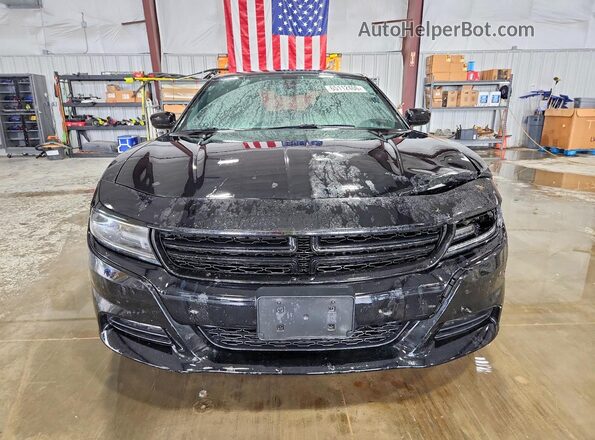 2C3CDXJG2HH660879 2017 DODGE CHARGER Black წინა ხედი