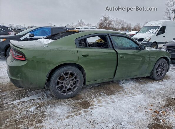 2C3CDXJG2JH244465 2018 DODGE CHARGER Green Հետևի աջ