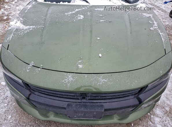 2C3CDXJG2JH244465 2018 DODGE CHARGER Green Սալոնի հետևի տեսք