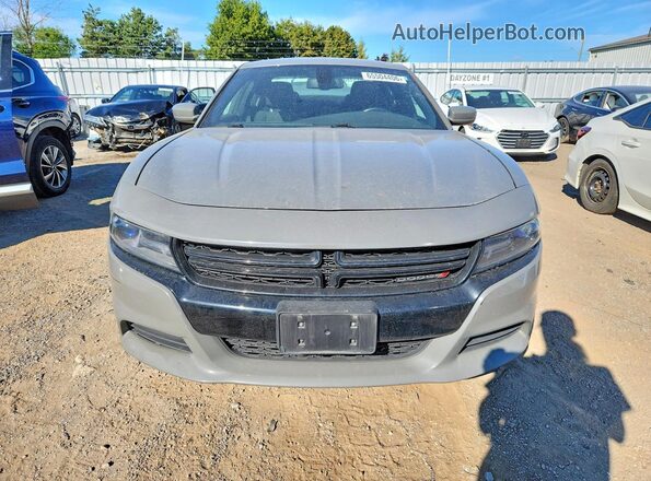2C3CDXJG2JH256003 2018 DODGE CHARGER Gray წინა ხედი