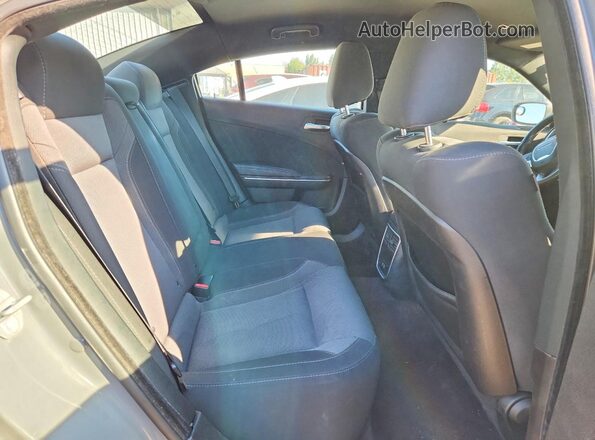 2C3CDXJG2JH256003 2018 DODGE CHARGER Gray უკანა სავარძლების ხედი