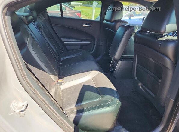 2C3CDXJG2JH330777 2018 DODGE CHARGER Gray Rear seats view