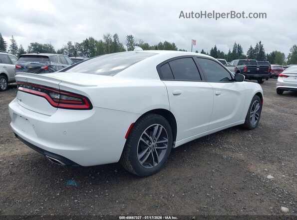 2C3CDXJG2KH668407 2019 DODGE CHARGER White Հետևի աջ