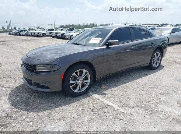 2C3CDXJG2LH105018 2020 DODGE CHARGER Серый Передняя левая четверть