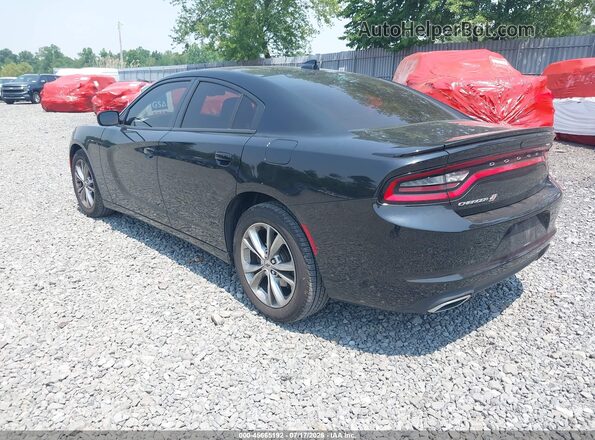 2C3CDXJG2LH155465 2020 DODGE CHARGER Black Tył lewy