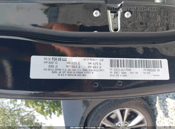 2C3CDXJG2LH155465 2020 DODGE CHARGER Black Widok komory silnika
