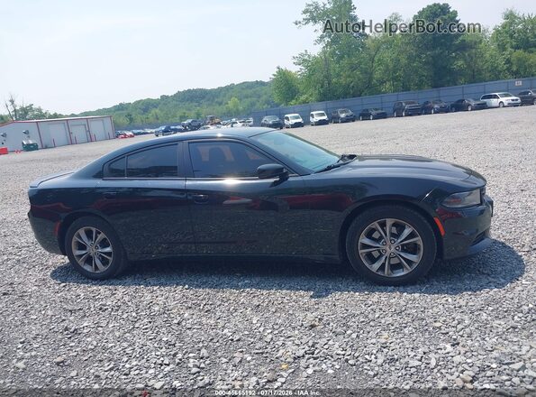 2C3CDXJG2LH155465 2020 DODGE CHARGER Black Widok wnętrza z tyłu