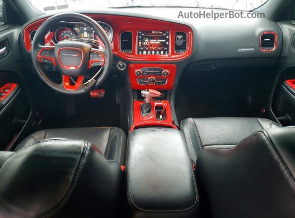2C3CDXJG3GH144481 2016 DODGE CHARGER White Widok deski rozdzielczej