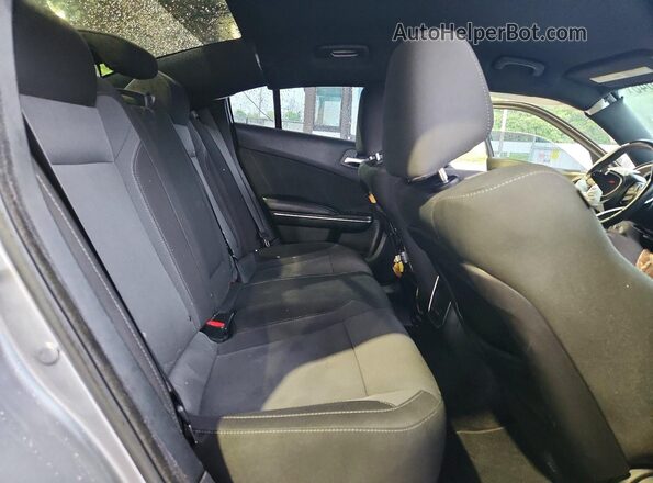 2C3CDXJG3GH293683 2016 DODGE CHARGER Серый Вид задних сидений