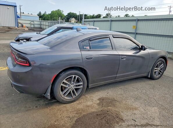2C3CDXJG3KH502008 2019 DODGE CHARGER Gray Tył prawy