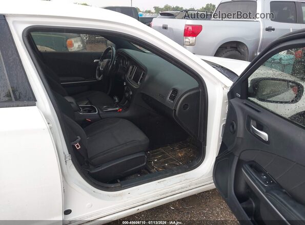 2C3CDXJG3KH710678 2019 DODGE CHARGER White Вид салону спереду