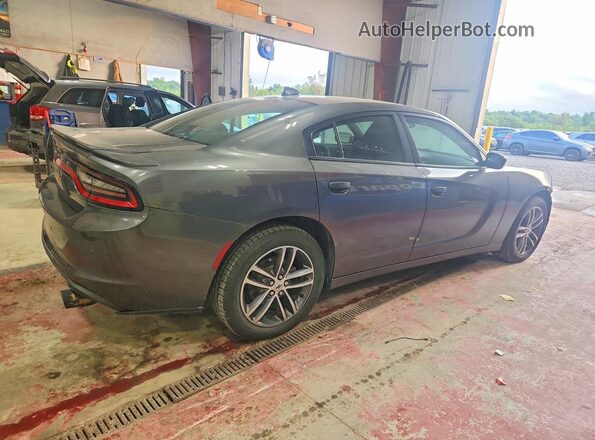 2C3CDXJG3KH749822 2019 DODGE CHARGER Gray Vista trasera