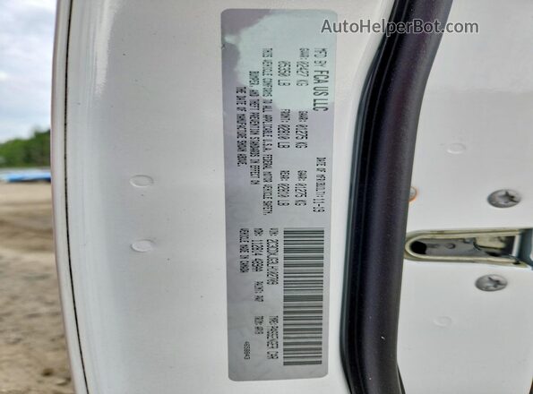 2C3CDXJG3LH102709 2020 DODGE CHARGER White Vista de la etiqueta del VIN