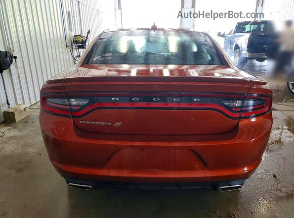 2C3CDXJG3LH249838 2020 DODGE CHARGER Orange უკანა ხედი