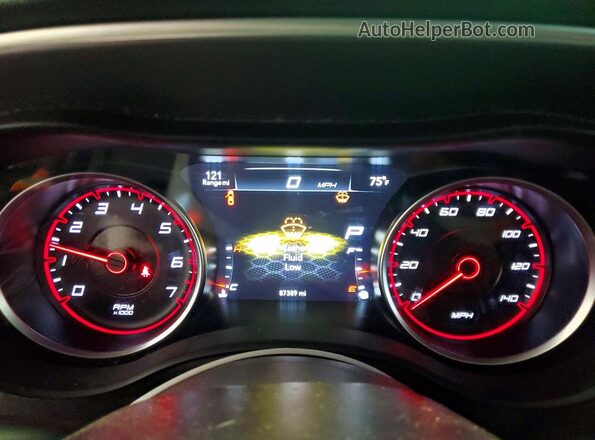 2C3CDXJG3LH249838 2020 DODGE CHARGER Orange ხელსაწყოთა პანელის ხედი