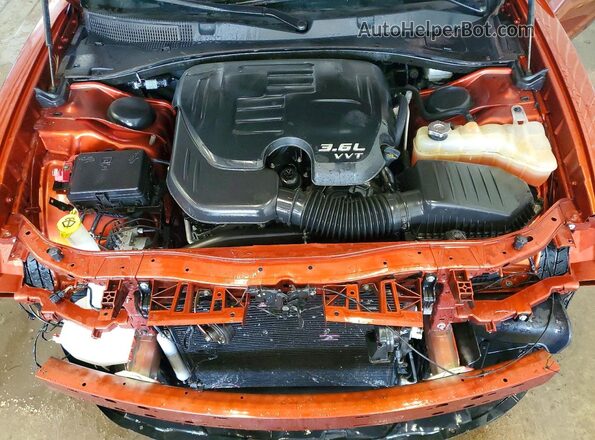 2C3CDXJG3LH249838 2020 DODGE CHARGER Orange უკანა სალონის ხედი