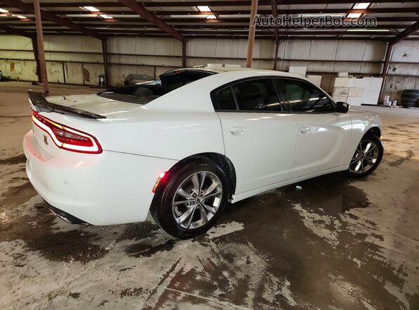2C3CDXJG3NH127077 2022 DODGE CHARGER White Հետևի աջ