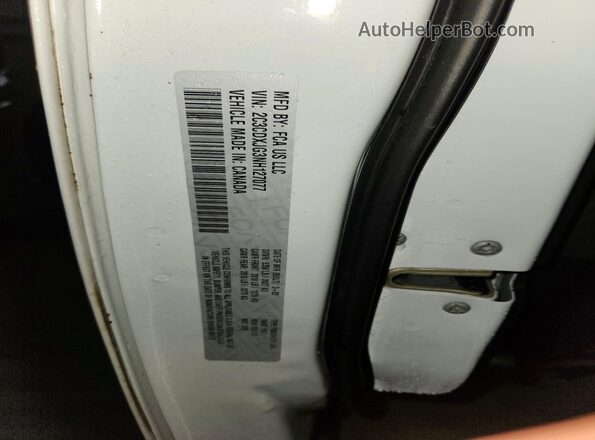 2C3CDXJG3NH127077 2022 DODGE CHARGER White Շարժիչի բաժամունքի տեսք