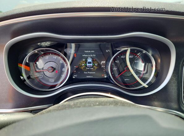 2C3CDXJG4KH756214 2019 DODGE CHARGER Gray Vista del cuadro de instrumentos