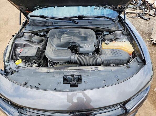 2C3CDXJG4KH756214 2019 DODGE CHARGER Gray Vista interior trasera