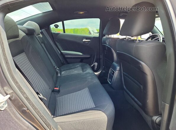 2C3CDXJG4KH756214 2019 DODGE CHARGER Gray Vista de los asientos traseros