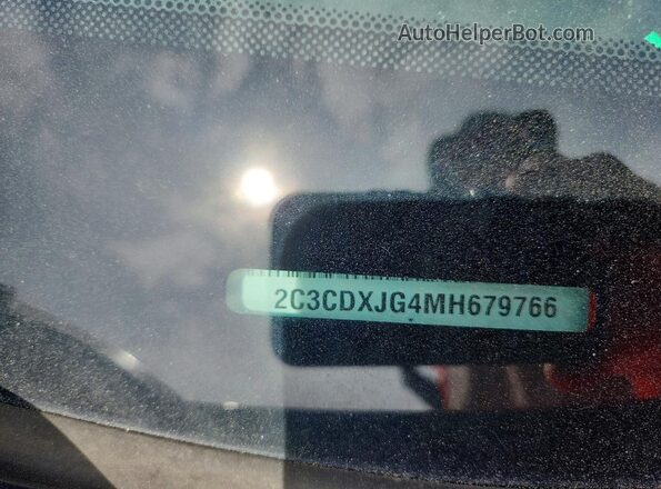 2C3CDXJG4MH679766 2021 DODGE CHARGER Red Вид підкапотного простору