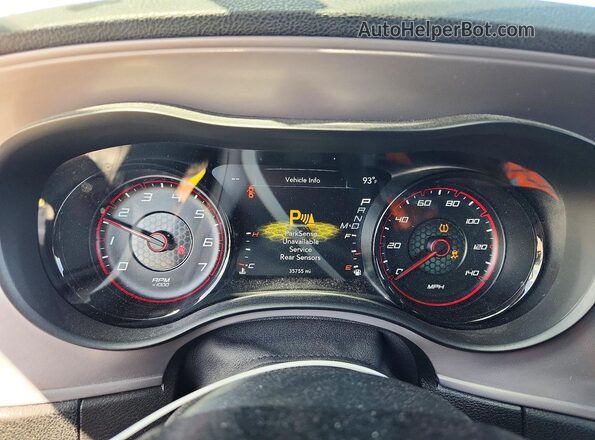 2C3CDXJG4PH565383 2023 DODGE CHARGER Синий Вид щитка приборов