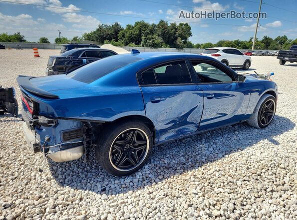 2C3CDXJG4PH565383 2023 DODGE CHARGER Синий Задняя правая четверть