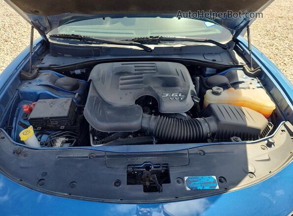 2C3CDXJG4PH565383 2023 DODGE CHARGER Синий Вид задней части салона