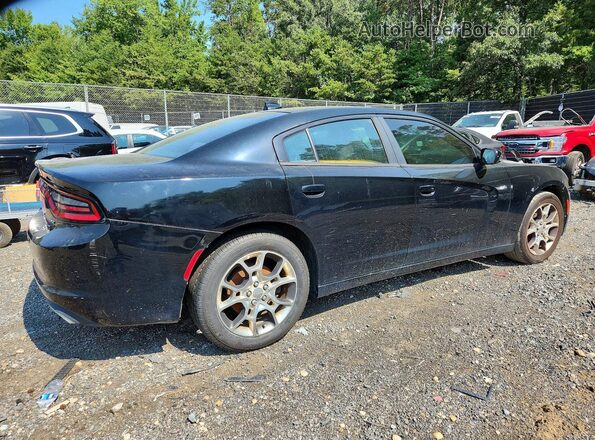 2C3CDXJG5GH259812 2016 DODGE CHARGER Черный Задняя правая четверть