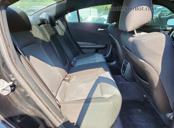 2C3CDXJG5GH259812 2016 DODGE CHARGER Черный Вид задних сидений