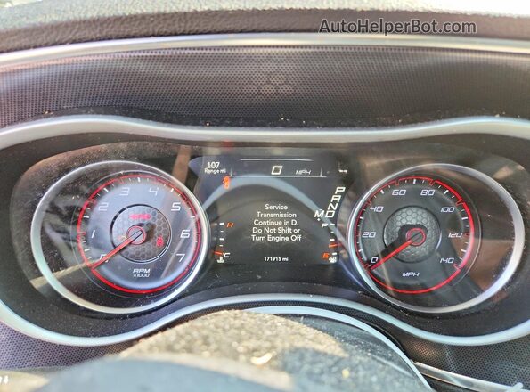 2C3CDXJG5GH259812 2016 DODGE CHARGER Черный Вид щитка приборов