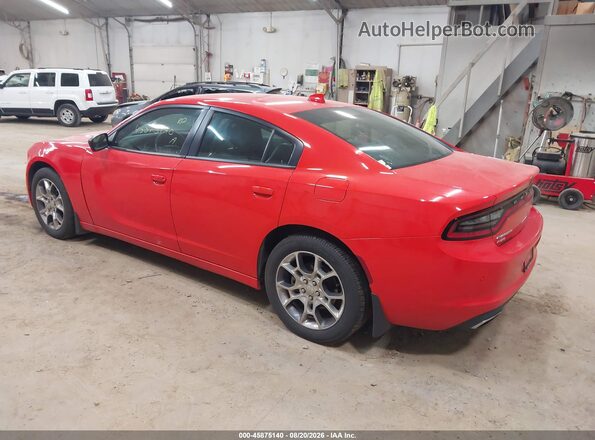 2C3CDXJG5GH313352 2016 DODGE CHARGER Orange Rear left