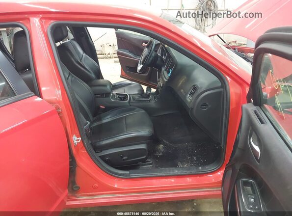 2C3CDXJG5GH313352 2016 DODGE CHARGER Orange Front interior view