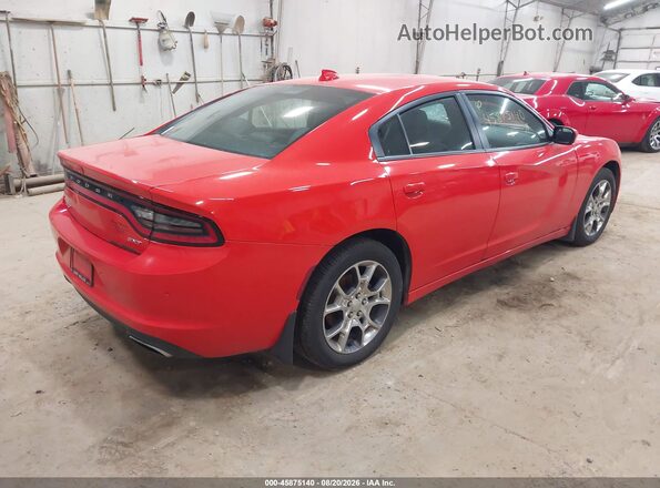 2C3CDXJG5GH313352 2016 DODGE CHARGER Orange Rear right