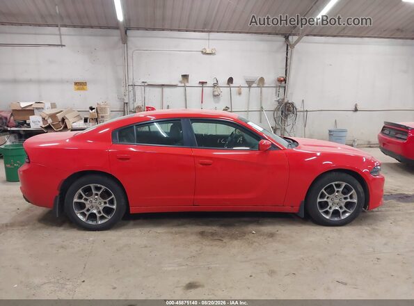 2C3CDXJG5GH313352 2016 DODGE CHARGER Orange Rear interior view
