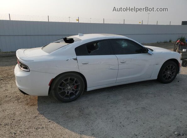 2C3CDXJG5JH194449 2018 DODGE CHARGER Белый Задняя правая четверть
