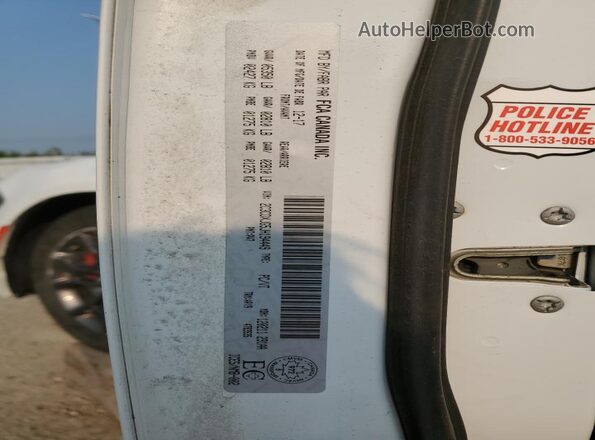 2C3CDXJG5JH194449 2018 DODGE CHARGER Белый Вид подкапотного пространства