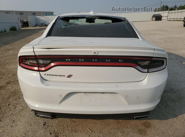 2C3CDXJG5JH194449 2018 DODGE CHARGER Белый Вид сзади