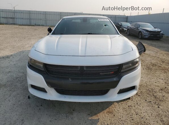 2C3CDXJG5JH194449 2018 DODGE CHARGER Белый Вид спереди