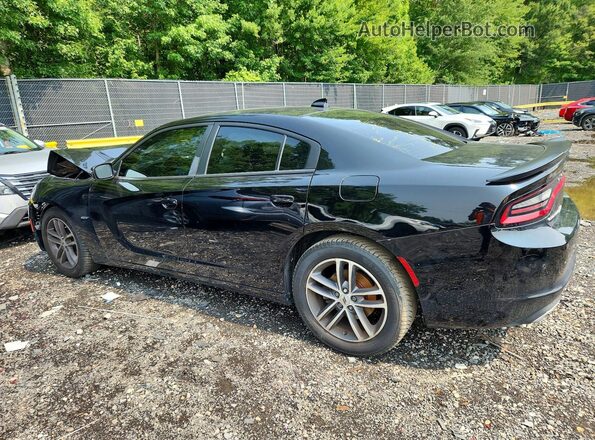 2C3CDXJG5JH224811 2018 DODGE CHARGER Black უკანა მარცხენა