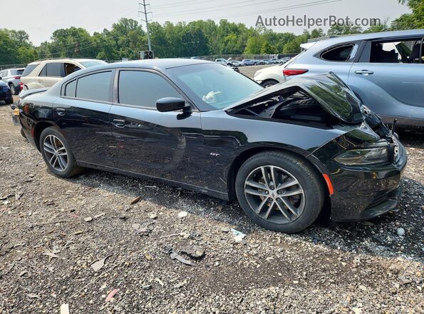2C3CDXJG5JH224811 2018 DODGE CHARGER Black წინა მარჯვენა